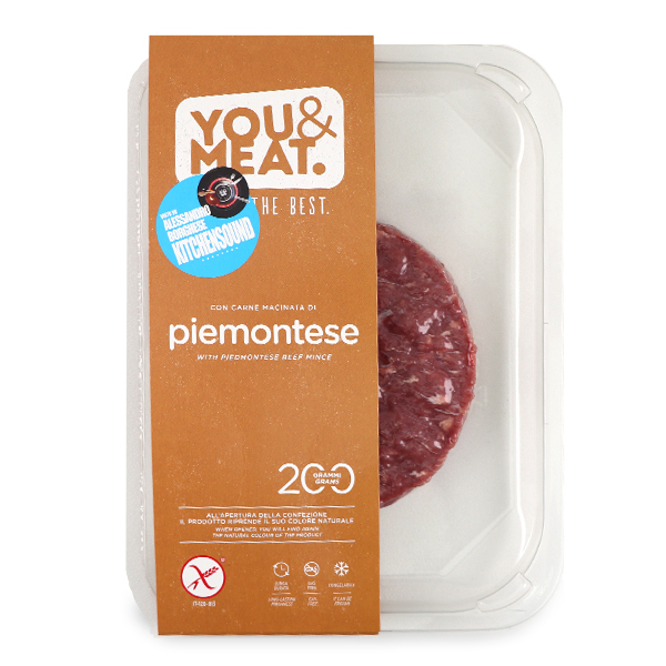 Frozen You & Meat Piemontese Beef Burger (1pc) 200g - Italy*