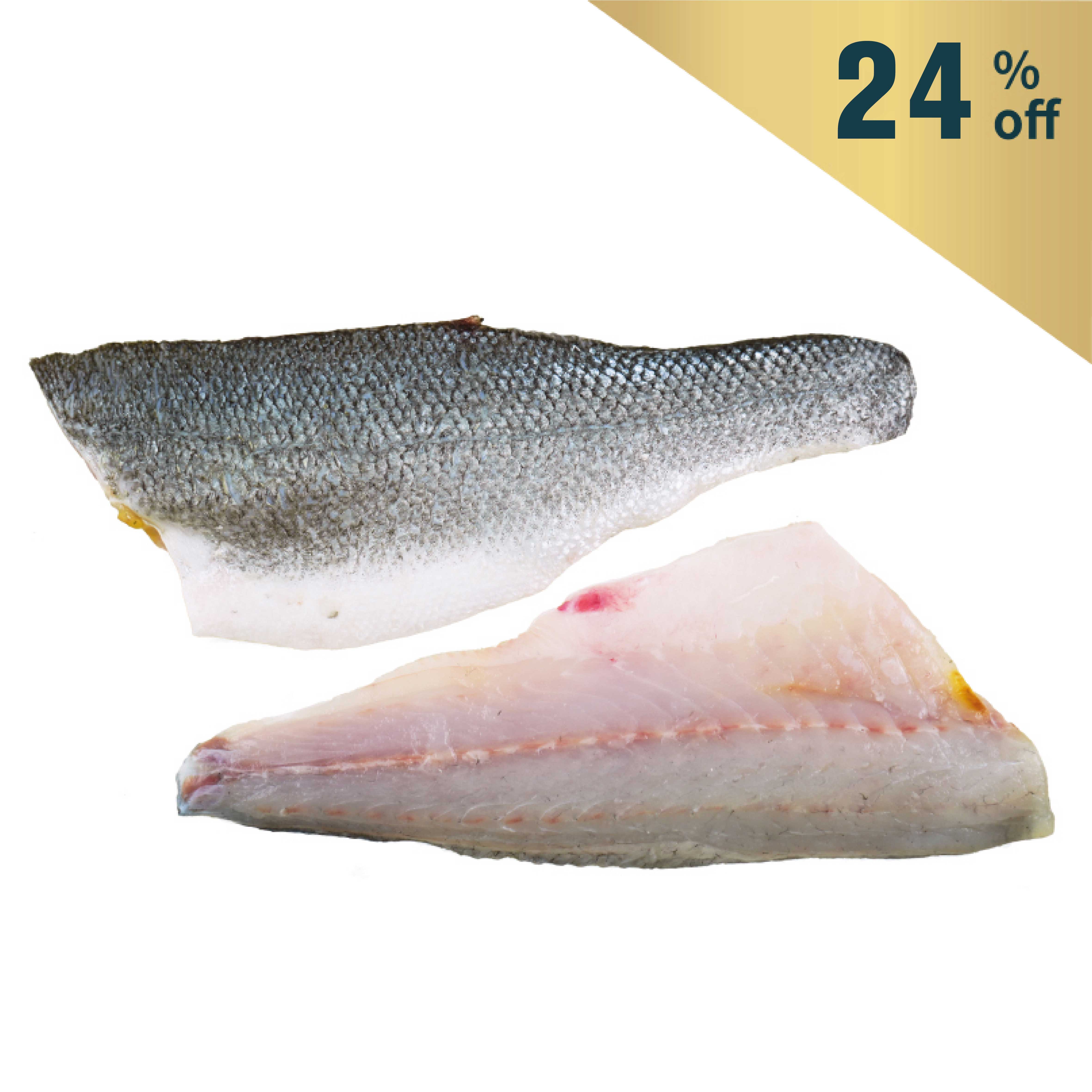 Frozen Greece Seabass 110/130 Fillet (2pcs)