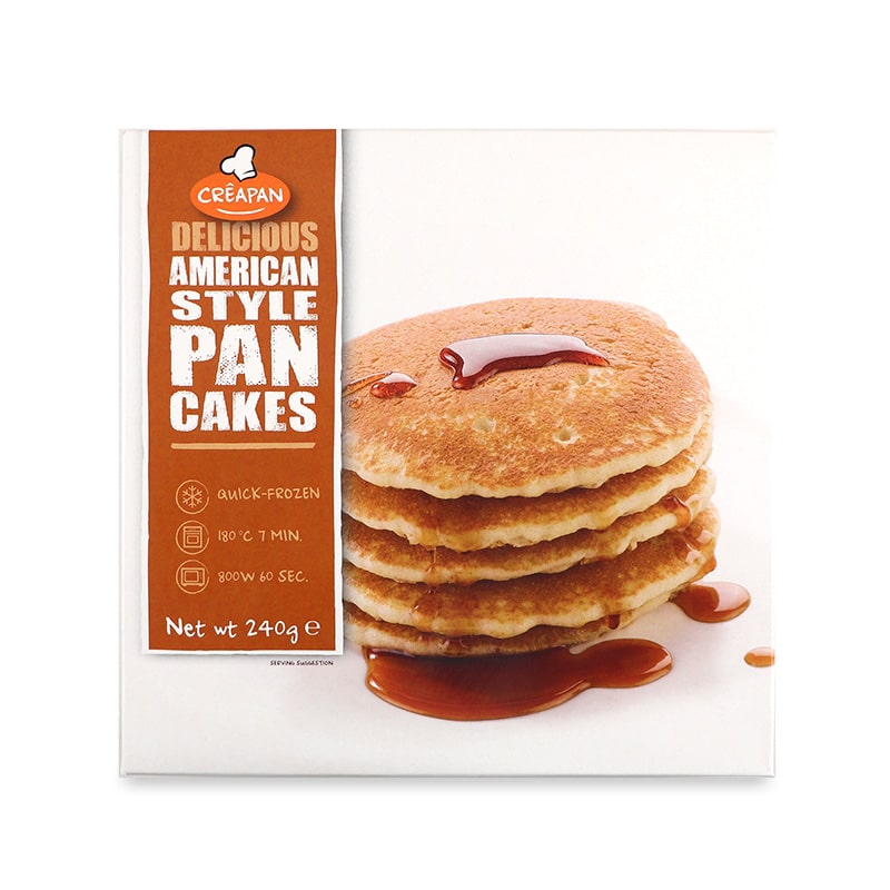 Frozen Belgium Creapan Pancakes 6 pieces 240g*