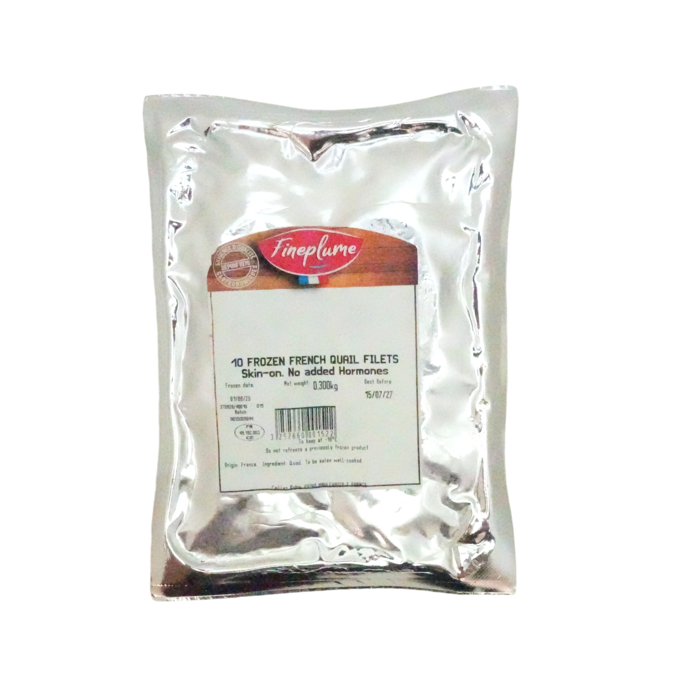 Frozen France Fineplume Hormone Free Quail Legs 220g*