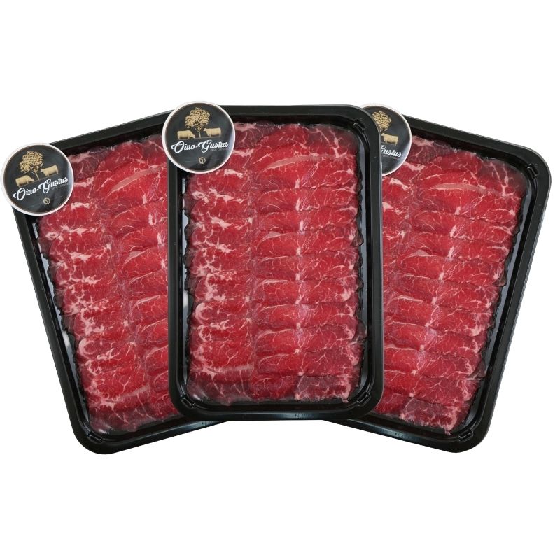 Frozen Aus Oino Gustus Black Angus 250days Oyster Blade 2mm Sliced 200g - Buy 2 Get 1 Free*