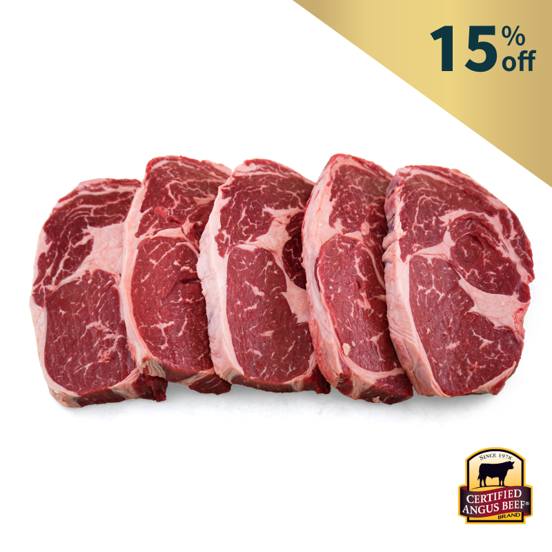 US Greater Omaha CAB Ribeye Steak Combo (250gX5)