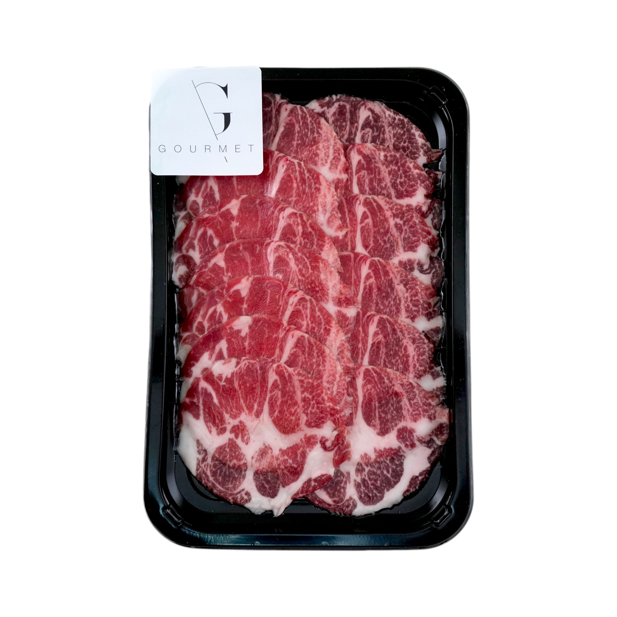 Frozen Spain Guijuelo Gourmet Iberico Pork Collar Candy Wray 2mm Sliced 200g*