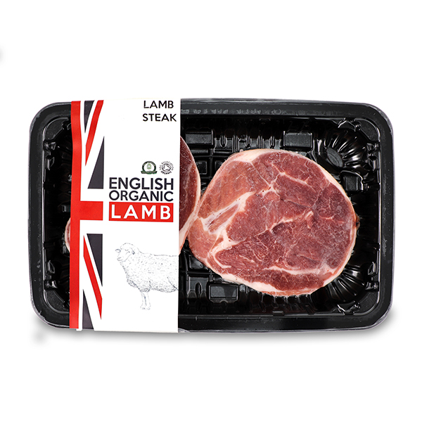 Frozen British Organic English Lamb Leg Steak 230g*