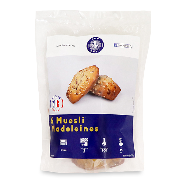 Frozen France Bon Chef Muesli Madeleines (6pcs) 270g*