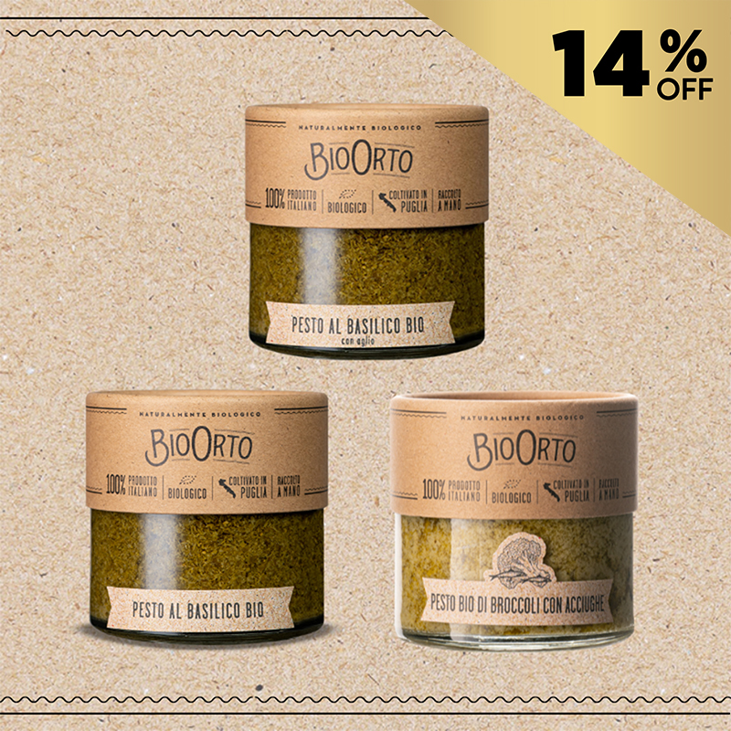 Italy Bio Orto Trio Pesto Pack