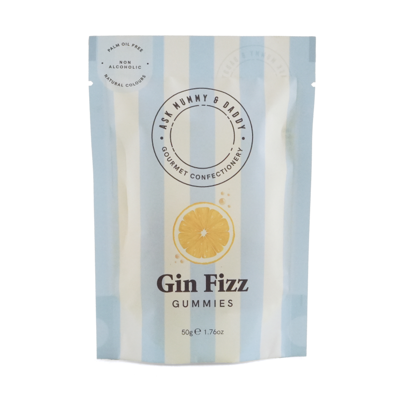 英國Ask Mummy & Daddy Gin Fizz橡皮糖, 50g