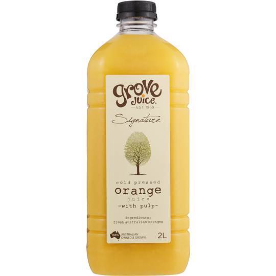 AUS Grove Signature Fresh Orange Juice - 2L*