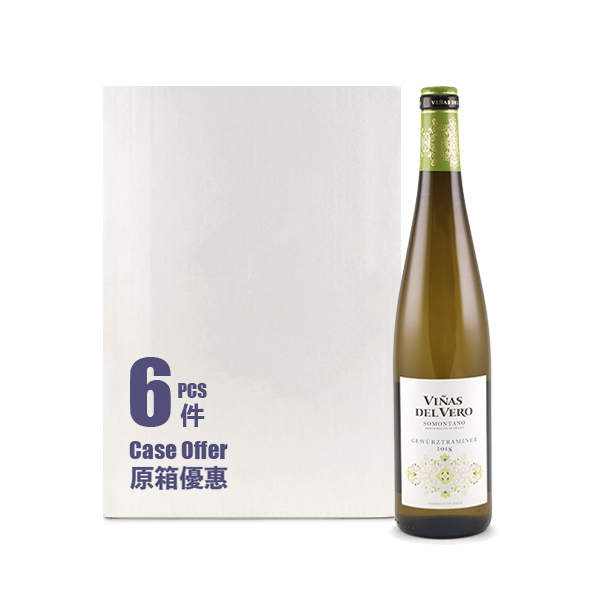 西班牙Vinas Del Vero Coleccion Gewurztraminer 2019 750毫升 - 原箱優惠