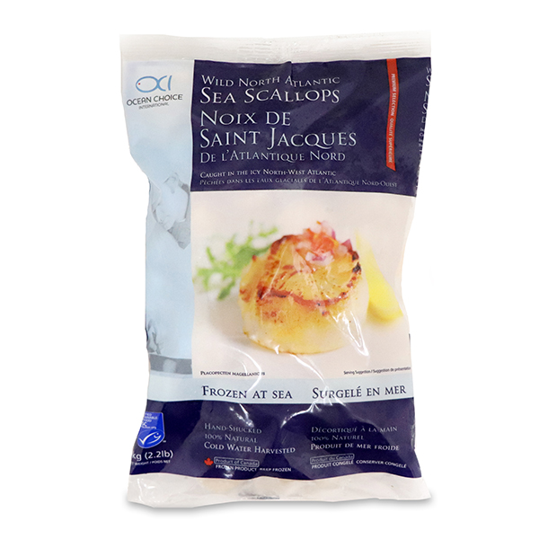 Frozen OCI Scallop Meat 1kg - Canada*