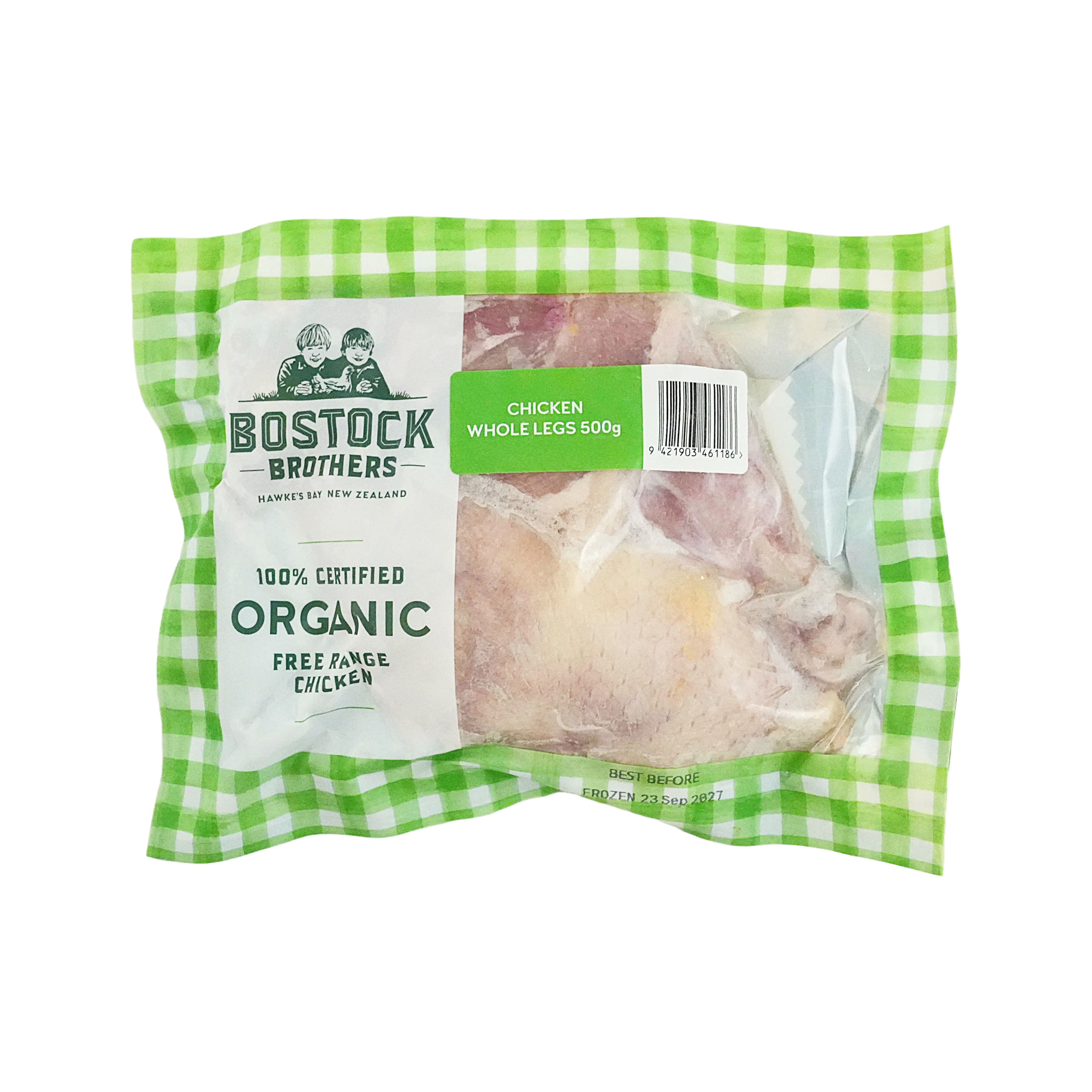 FZ New Zealand Bostock Brothers Organic Chicken Leg 500g*