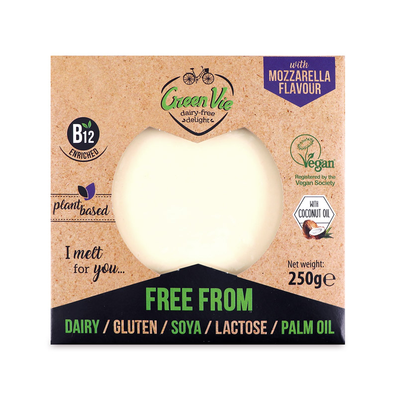  GreenVie Mozzarella Flavour Vegan Cheese Block 250g - Greece*