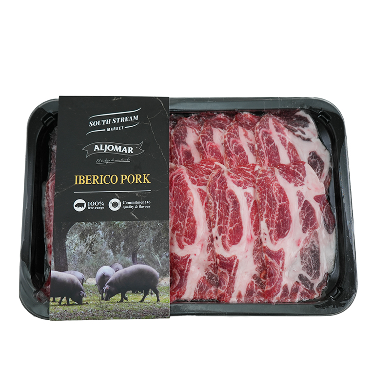 Frozen Spain Aljomar Iberico Pork Collar for hot pot 200g*
