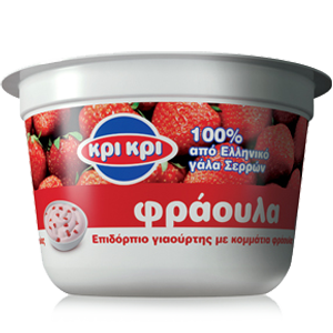 Kri Kri Greek Yogurt with Strawberry 200g*