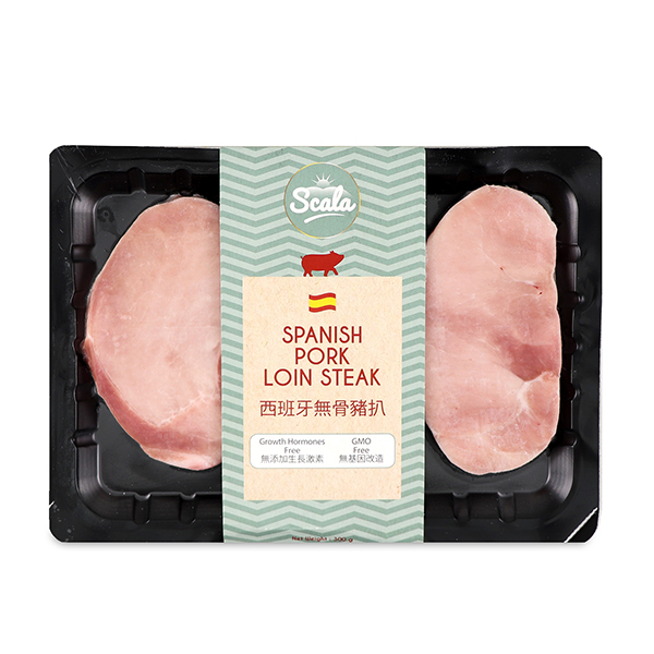 Frozen Spanish Scala H/F Pork Loin Steak 300g*