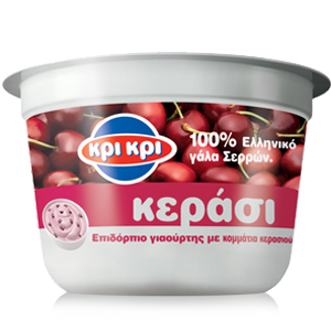 Kri Kri Greek Yogurt with Cherry 200g*