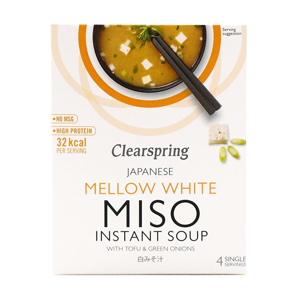 Clearspring Japanese Mellow White Miso Instant Soup 40g  - Japan*