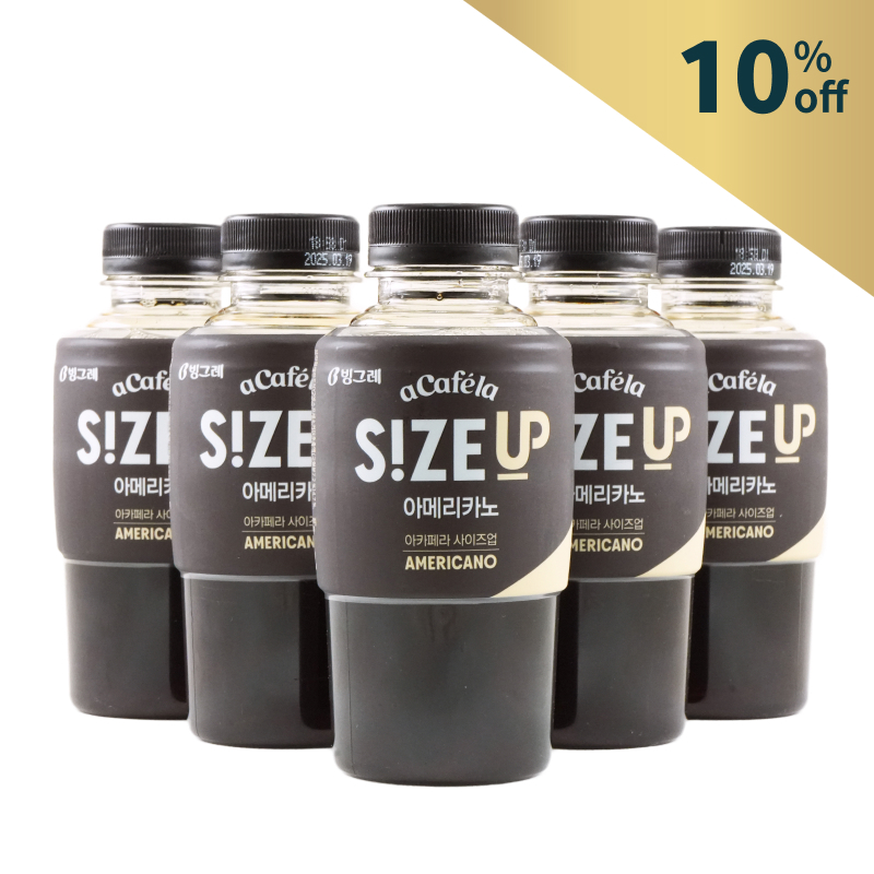 Korea Binggrae Size Up - Americano 350mlX5 Workday Coffee Cadence*