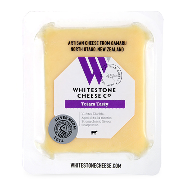 NZ Whitestone Totara Cheddar Cheese 100g*