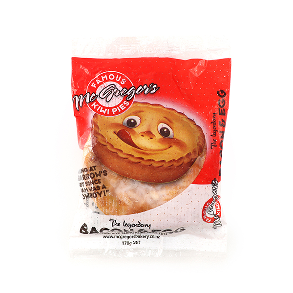 FZ McGregor's Pie - Bacon & Egg 200g - NZ*