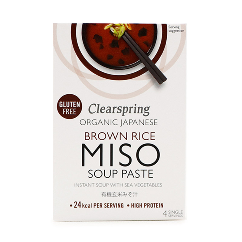 Clearspring Organic Japanese Brown Rice Miso Soup Paste Instant Soup 60g  - Japan*