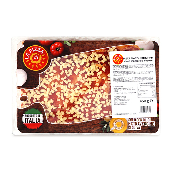 急凍意大利La Pizza 瑪格麗特薄餅(蕃茄, 芝士, EVO)450克*