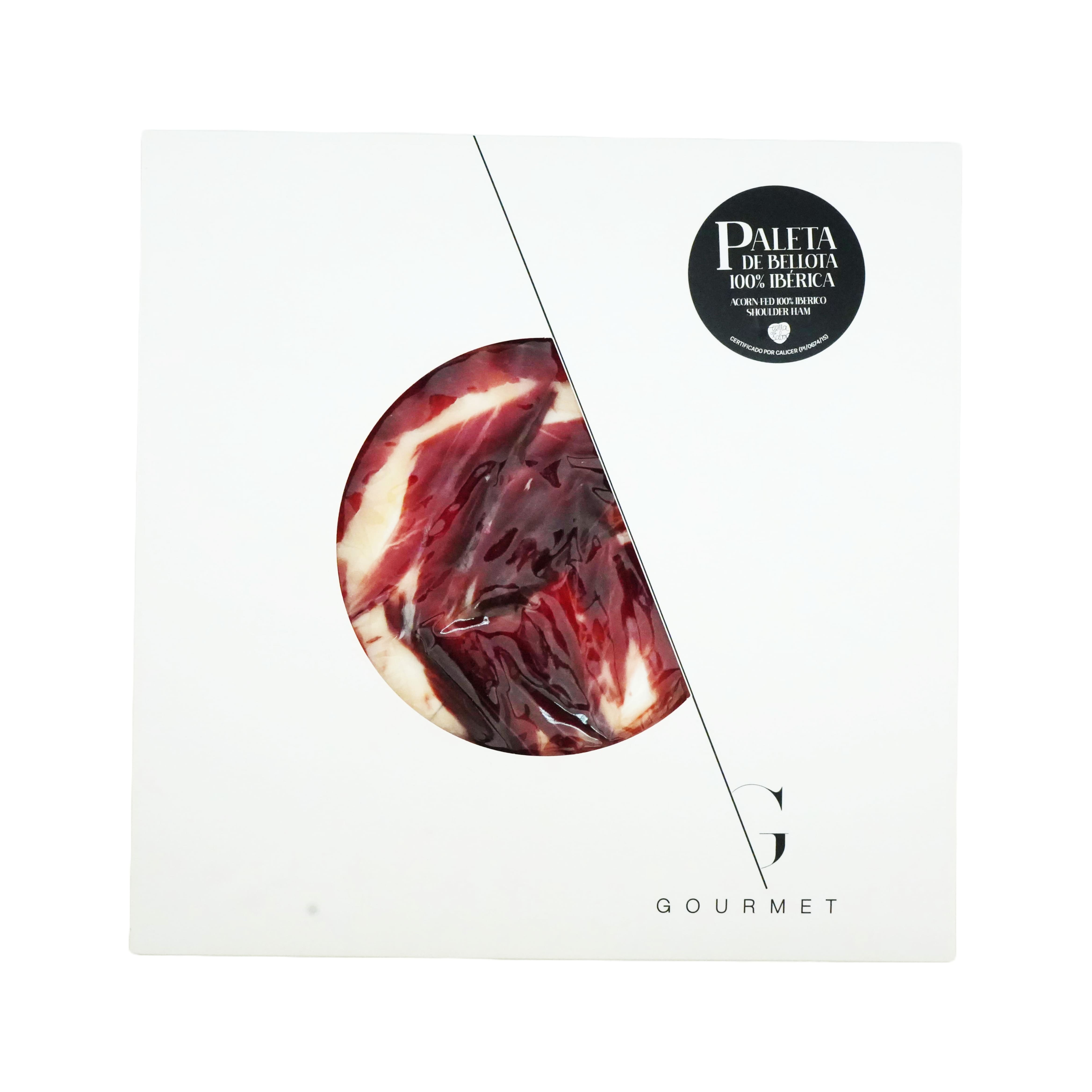 Spain Guijuelo Gourmet Acorn-Fed 100% Iberico Pork Shoulder Ham (48months+) ( Hand Cut ) 100g*