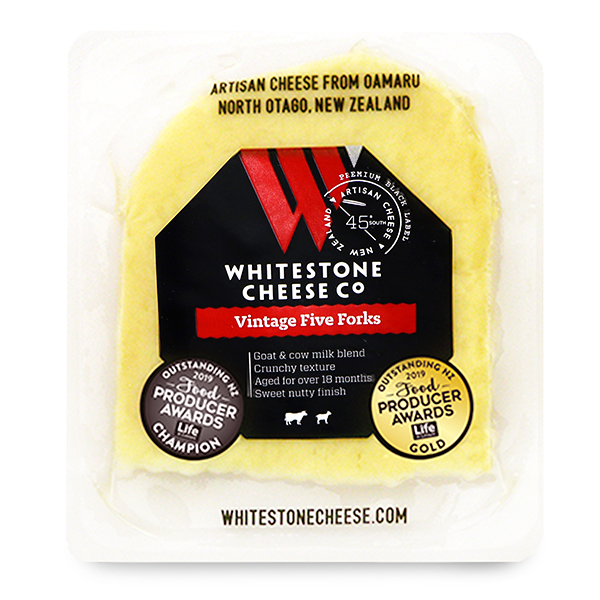 NZ Whitestone Five Forks Goat & Cow Cheese 100g*