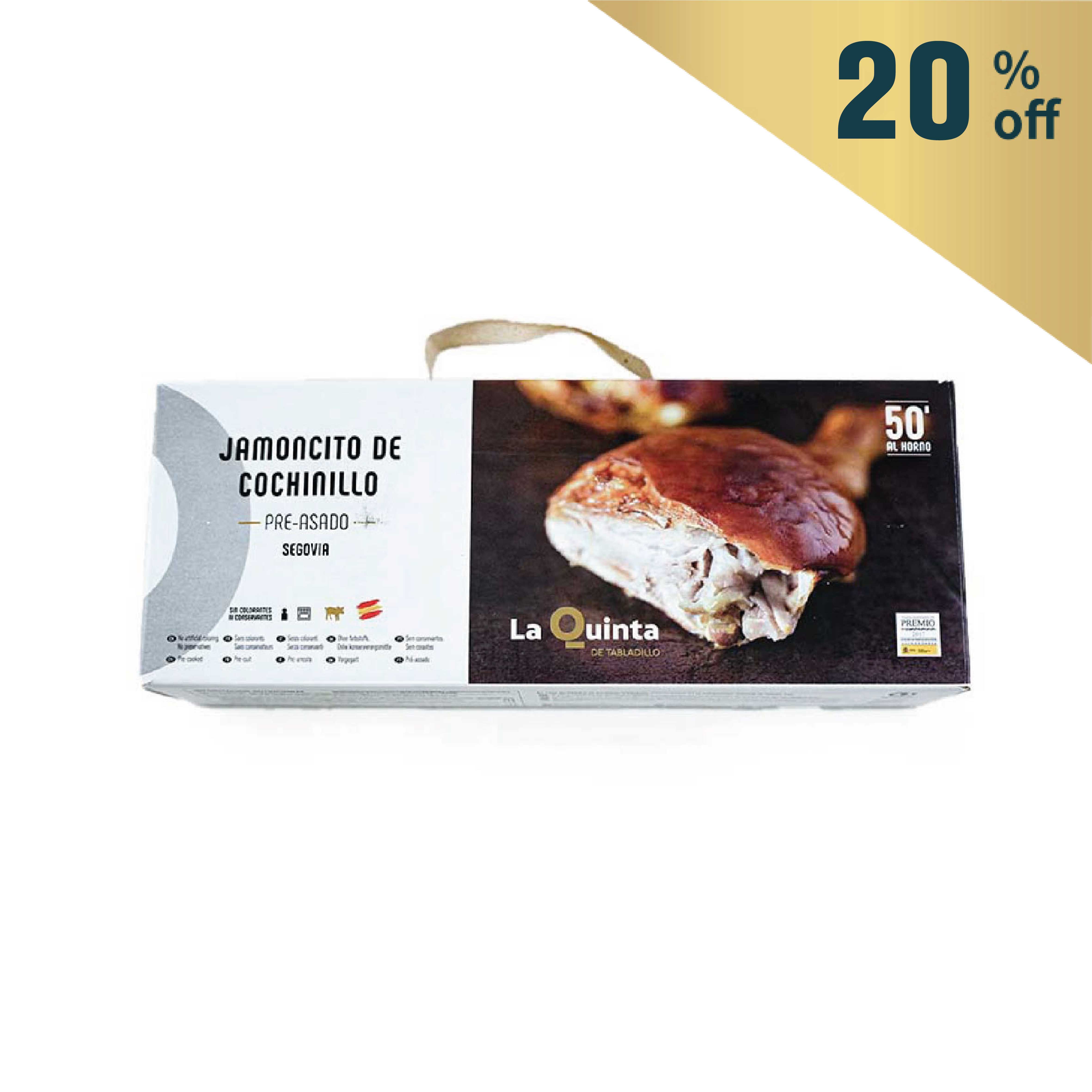 Frozen Spain La Quinta Precooked Roll of Suckling Pig 800g*