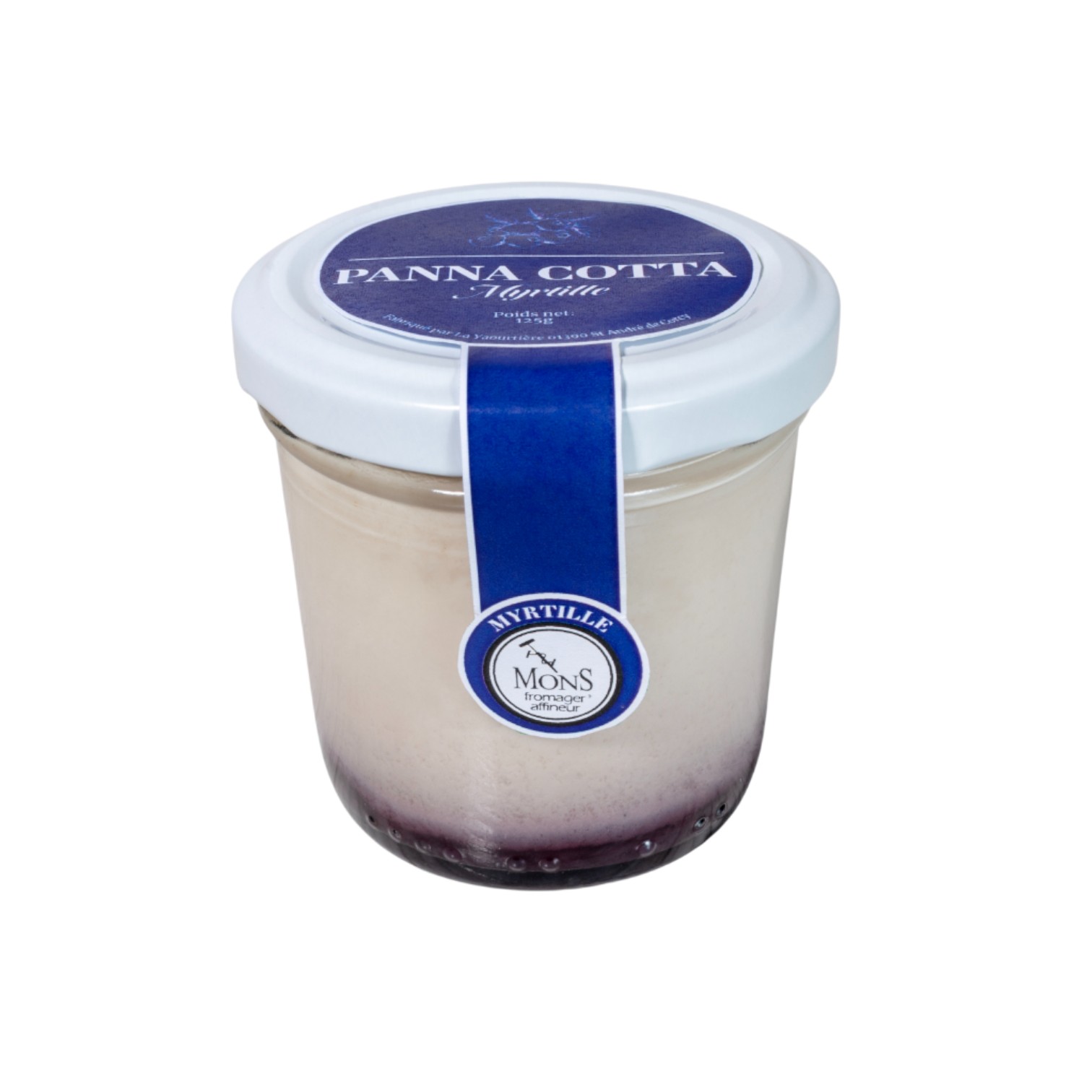 France Mons Panna Cotta Blueberry 125g*