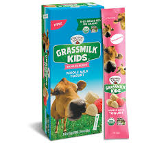 Organic Valley Banana Berries Tube Grass Milk Yogurt (8 tubes) - US* 