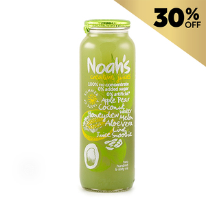 Noah's Apple, Pear, Coconut Water, Honeydew Melon, Aloe Vera & Lime Juice Smoothie 260ml - AUS*