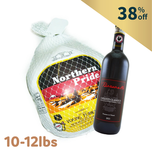 Frozen US Northern Pride Turkey 10-12IBs with Red Wine Combo