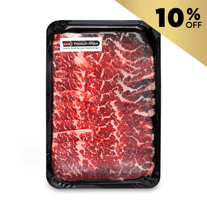 急凍美國Iowa Premium黑毛安格斯粟飼特選級(Choice)牛翼板肉(火鍋用)200克*(九折優惠)