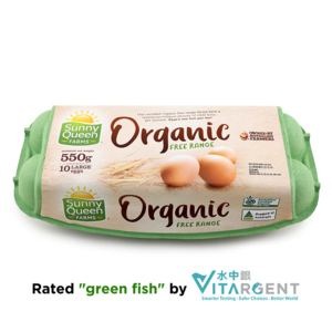 Aus Sunny Queen Organic Free Range Eggs (10pcs)*