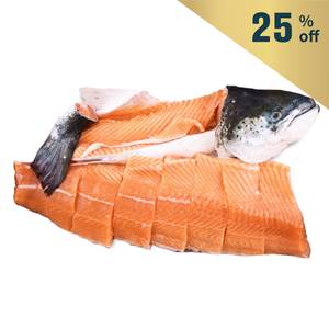 Frozen Irish Half Organic Salmon (Gilled and Gutted)