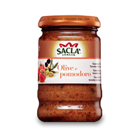 Sacla Olive & Tomato Sauce 190g - Italy*