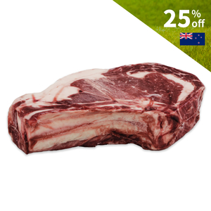 Frozen NZ Hellaby Prime Steer Bone-in Ribeye Steaks (OP Ribs) 1.3-1.5kg*