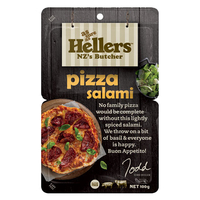 NZ Hellers Sliced Pizza Salami 100g*