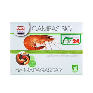 Frozen Madagascar Organic Shrimp 24pc 800g*