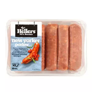 急凍紐西蘭Hellers紐約豬肉客(New Yorker Porker)香腸450克*