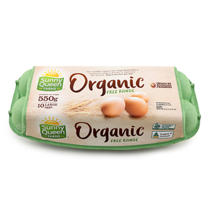 Aus Sunny Queen Organic Free Range Eggs (10pcs)*