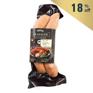 Frozen Germany Willms Fully Cooked Krakauer Sausages(2pcs) 260g*