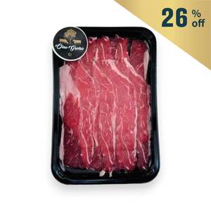 Frozen Aus Oino Gustus Black Angus 250days Short Rib Meat Sliced 2mm 200g*
