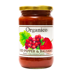 UK Organico Organic red pepper & balsamic sauce,360g