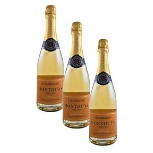 法國Monthuys Pere et Fils Blanc de Blancs Brut 香檳750毫升 - 買2送1*