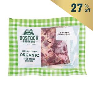 Frozen New Zealand Bostock Brothers Chicken Hearts 500g*