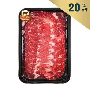 急凍美國Greater Omaha 安格斯(CAB)牛板腱肉片2毫米 200克*