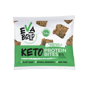 UK Eva Bold Keto Protein Savoury Bites - Rosemary & Pink Salt, 30g