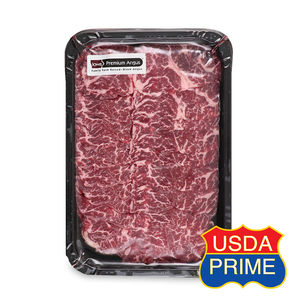 急凍美國Iowa Premium黑毛安格斯粟飼極級(Prime)牛橫隔肌(火鍋用)200克*